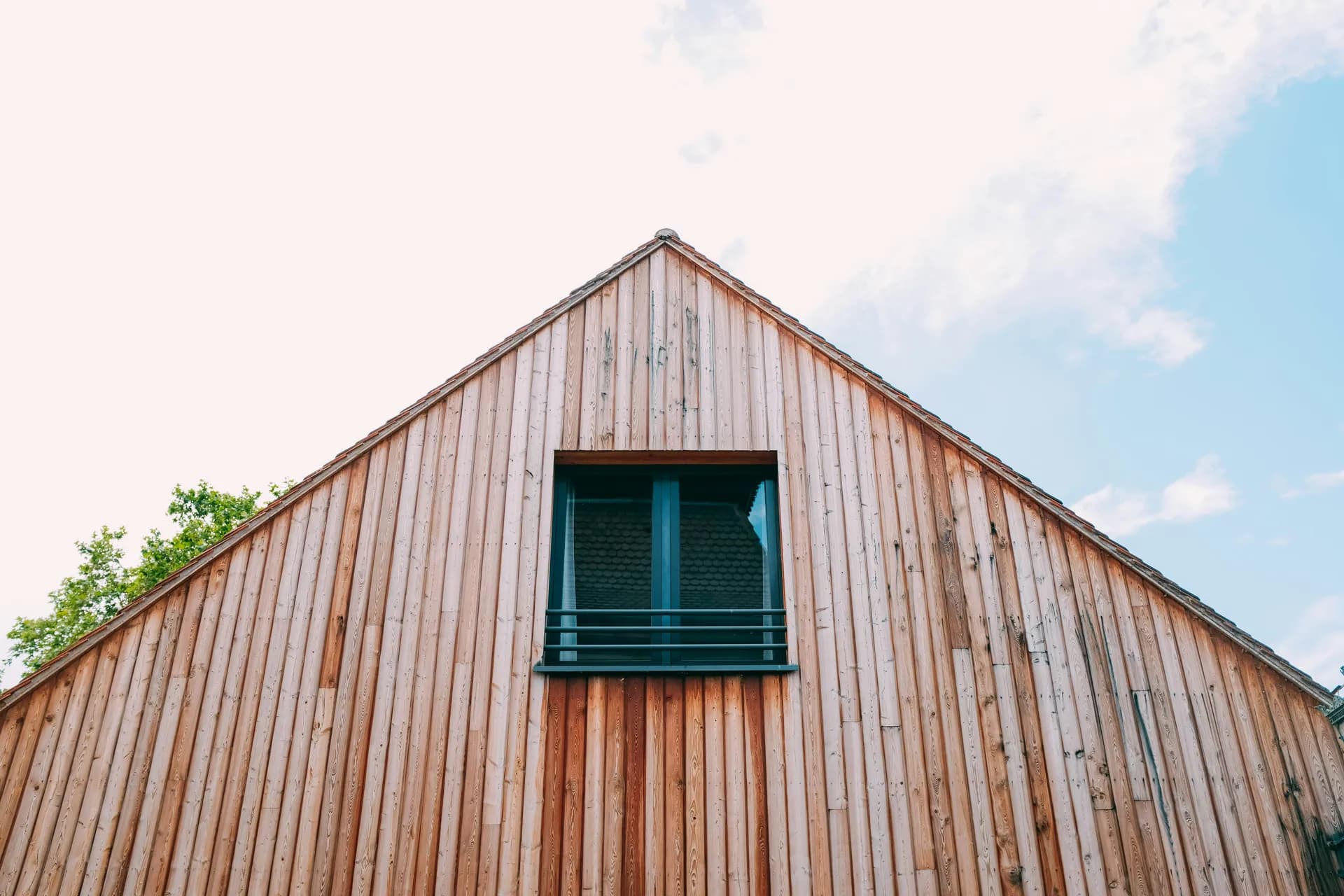 Wood structure exterior