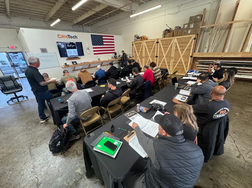 Hands-on work with install kits